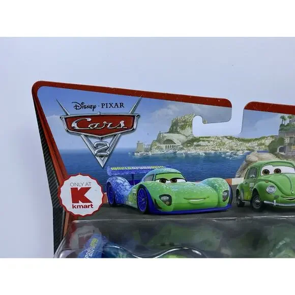 NIB Disney Pixar Cars 2 Carla Velosa & Cruz Besouro Diecast 1:55 Car Set - Picture 5 of 8